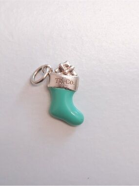 Tiffany & Co. Turquoise Holiday Stocking Charm